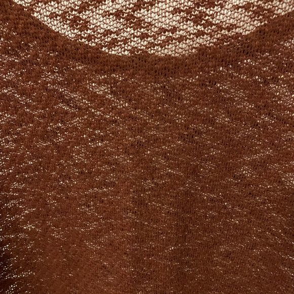 Dark Orange Mid Sleeve Shirt - Picture 5 of 5